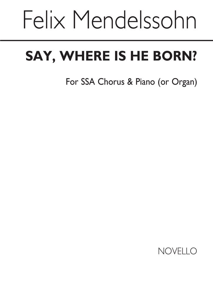 Say, Where Is He Born (Christus)